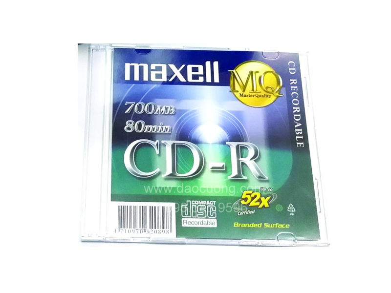 Đĩa CD-R Maxcell (Có vỏ) 